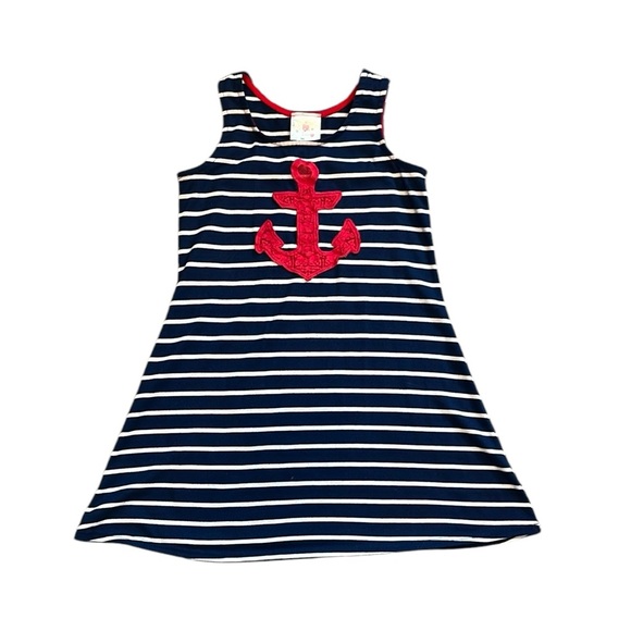 Jenna & Jessie | Nautical Striped Dress - Picture 1 of 6